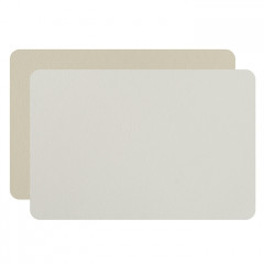 ADJ Плейсмат для рабочего стола, 48x65 см., цвет: белый/панна котта