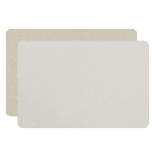 ADJ Плейсмат для рабочего стола, 48x65 см., цвет: белый/панна котта