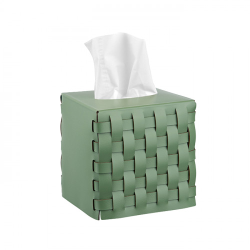 ADJ Салфетница Bottega, 12х12хH12 см., цвет: эвкалипт/небесно голубой