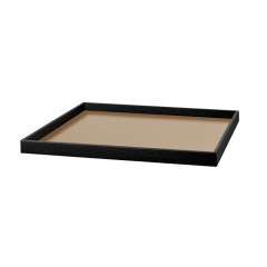 ADJ Поднос Mondo, 35x35xH3 см., цвет: капучино/шоколад