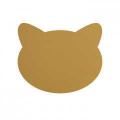 ADJ Плейсмат детский Cat, 42x35 см., цвет: горчичный/оливковый