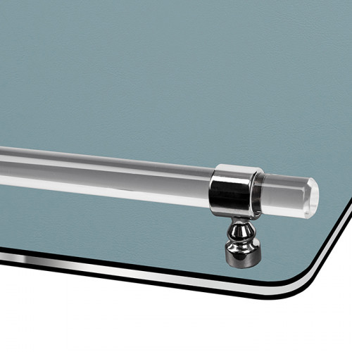 ADJ Поднос Asti, 36x24xH5 см., цвет: небесный/эвкалипт, фурнитура графит