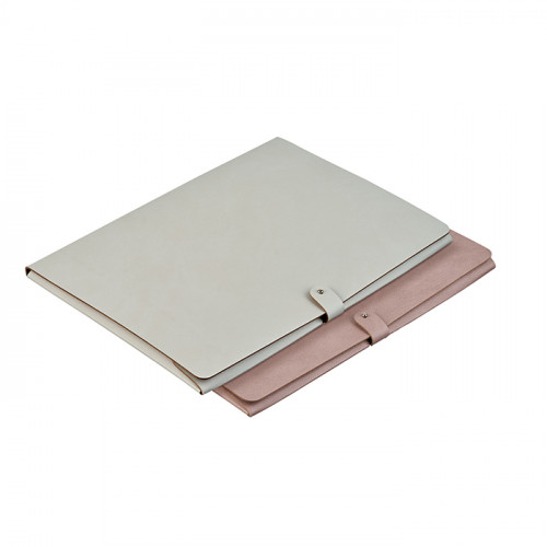 ADJ Папка для бумаг А4, 23x31 см., цвет: устричный/пепельная роза