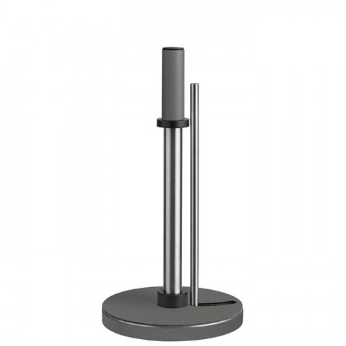 ADJ Держатель для кухонных рулонов, 16х35 см., цвет: серый/черный