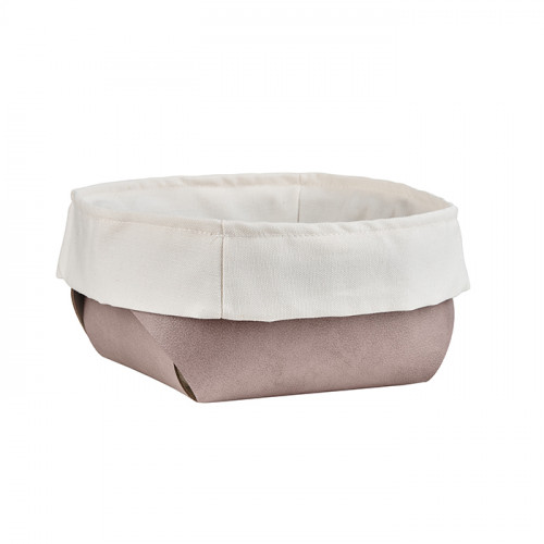 ADJ Корзина для хлеба, 15x15xH7 см., цвет: пепельная роза/устричный