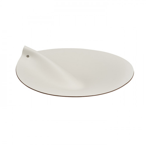 ADJ Крышка для корзины для белья, D33 см., цвет: белый/панна котта