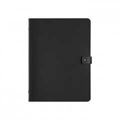 ADJ Блокнот А5, 16,5x25 см., цвет: черный/серый