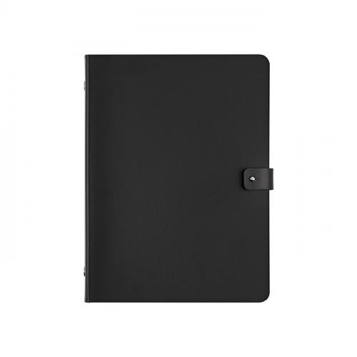 ADJ Блокнот А5, 16,5x25 см., цвет: черный/серый