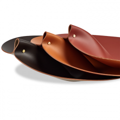 ADJ Круглая корзина для белья Bottega, D40xH57 см., цвет: черный/серый