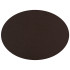 ADJ Овальный плейсмат, 47,5x35 см., цвет: капучино/шоколад