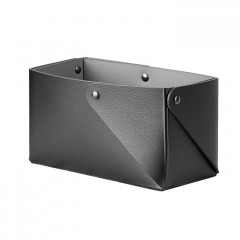 ADJ Коробочка MIU для чайных пакетов, 7x17xH8 см., цвет: черный/серый