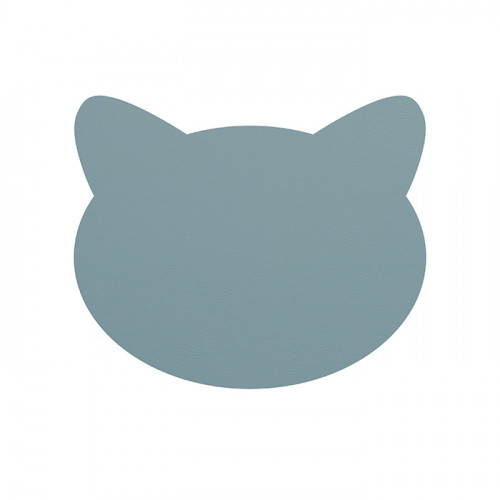 ADJ Плейсмат детский Cat, 42x35 см., цвет: небесный/эвкалипт