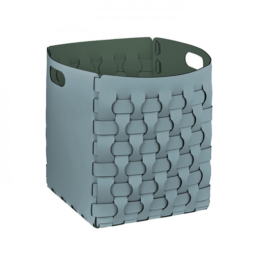 ADJ Корзинка Dubai, 35x35xH40 см., цвет: небесный/эвкалипт