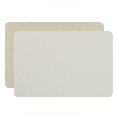 ADJ Прямоугольный плейсмат, 45x30 см., цвет: белый/панна котта