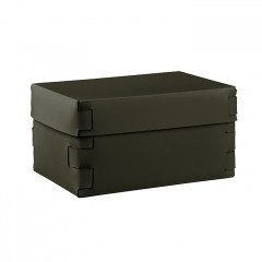 ADJ Коробка Snob, 25x15xH13,5 см., цвет: оливковый/горчичный