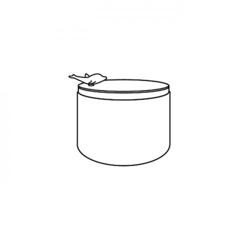 ADJ Шкатулка Bird диаметр 15хH10см, цвет каппучино/золото