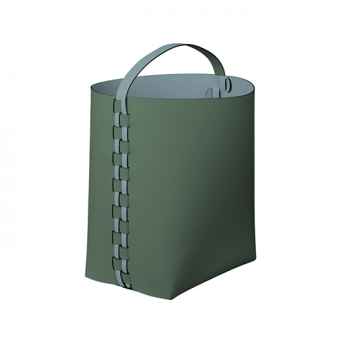 ADJ Корзина Helena, 35x30xH45 см., цвет: эвкалипт/небесный