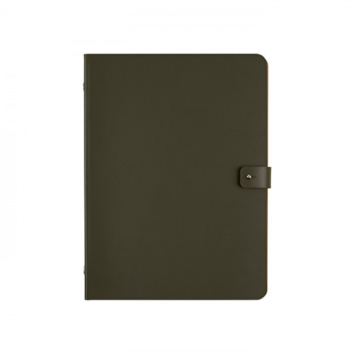 ADJ Блокнот А5, 16,5x25 см., цвет: оливковый/горчичный