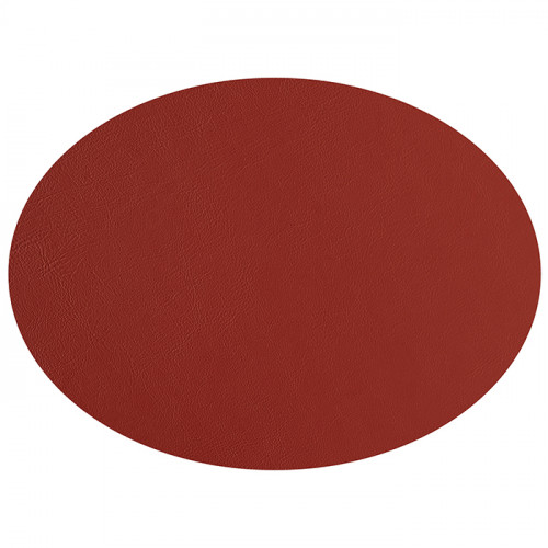 ADJ Овальный плейсмат, 47,5x35 см., цвет: коньяк/бордо