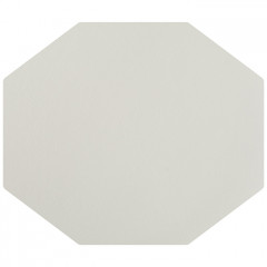 ADJ Шестиугольный плейсмат, 44,5x38 см., цвет: белый/панна котта