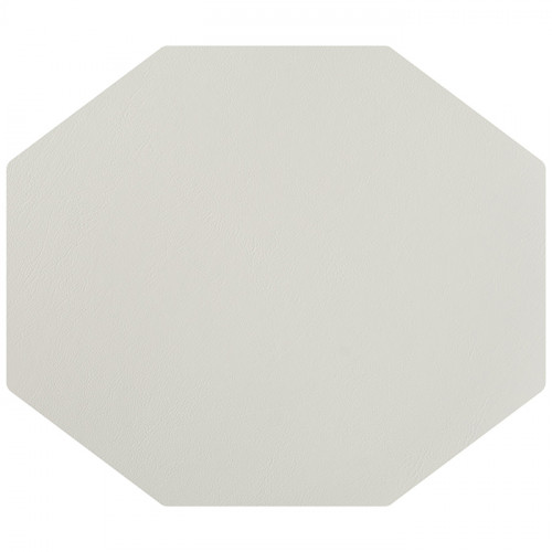 ADJ Шестиугольный плейсмат, 44,5x38 см., цвет: белый/панна котта