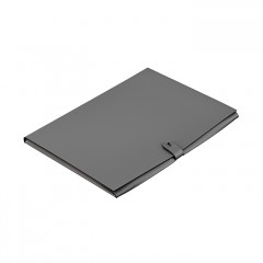 ADJ Папка для бумаг А4, 23x31 см., цвет: серый/черный