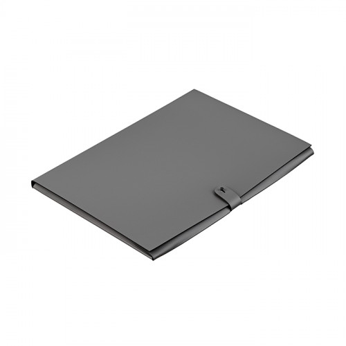 ADJ Папка для бумаг А4, 23x31 см., цвет: серый/черный