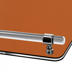 ADJ Поднос Asti, 36x24xH5 см., цвет: коньяк/бордо, фурнитура графит