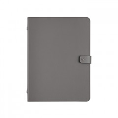 ADJ Блокнот А5, 16,5x25 см., цвет: серый/черный