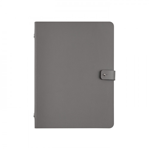 ADJ Блокнот А5, 16,5x25 см., цвет: серый/черный