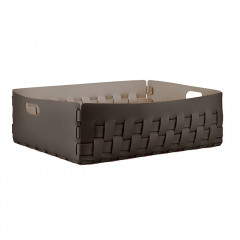 ADJ Корзинка Bottega, 60x50xH20 см., цвет: шоколад/капучино