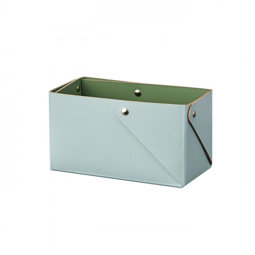 ADJ Коробочка MIU для чайных пакетов, 7x17xH8 см., цвет: небесный/эвкалипт