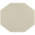 ADJ Шестиугольный плейсмат, 44,5x38 см., цвет: белый/панна котта
