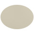 ADJ Овальный плейсмат, 47,5x35 см., цвет: белый/панна котта