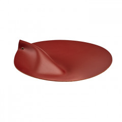 ADJ Крышка для корзины для белья, D33 см., цвет: бордо/коньяк