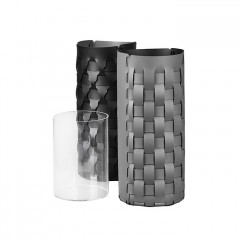 ADJ Зонтница с ведром А2033 Bottega, D22xH51 см., цвет: серый/черный