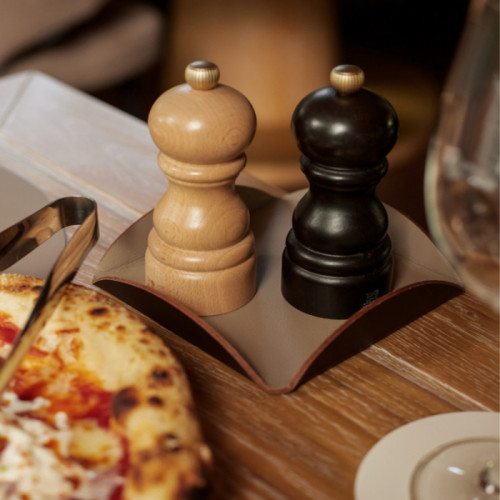 ADJ Подставка для сервировки, 30x30 см., цвет: капучино/шоколад