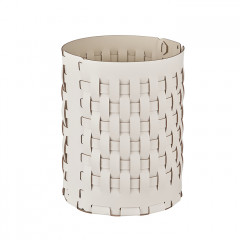 ADJ Корзина Bottega, D20xH25 см., цвет: белый/панна котта