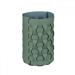 ADJ Корзина для мусора Dubai, D22xH35 см., цвет: эвкалипт/небесный