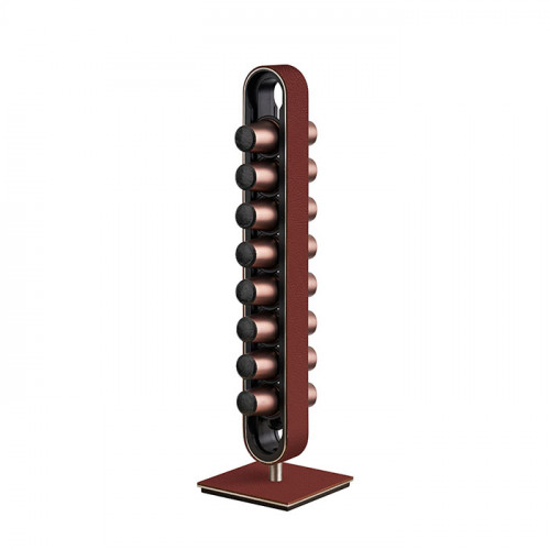 ADJ Капсулодержатель, вместимостью до 18 капсул, 10x10xH37 см., цвет: бордо/коньяк