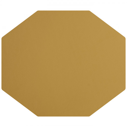 ADJ Шестиугольный плейсмат, 44,5x38 см., цвет: горчичный/оливковый