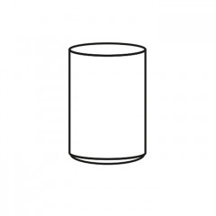 ADJ Стакан для зубных щеток, D7xH10 см., цвет:graphite/оливковый