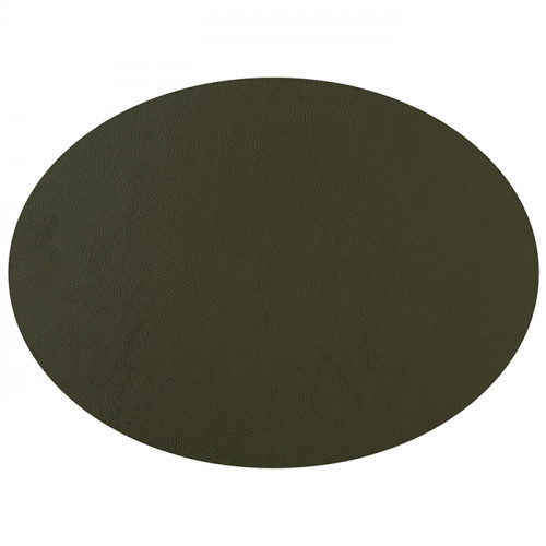 ADJ Овальный плейсмат, 47,5x35 см., цвет: горчичный/оливковый
