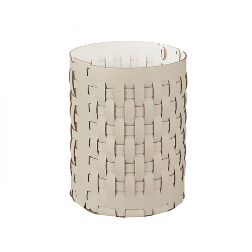 ADJ Корзина Bottega, D20xH25 см., цвет: панна котта/белый