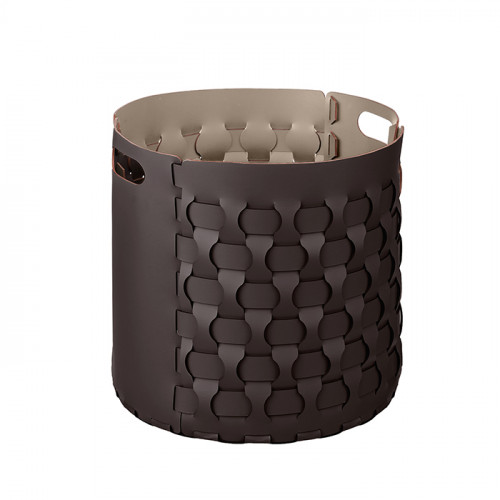 ADJ Круглая корзина Dubai, D40xH40 см., цвет: шоколад/капучино