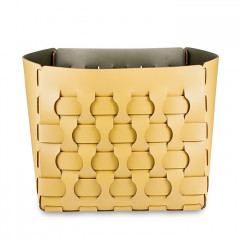 ADJ Корзинка Dubai, 35x40xH30 см., цвет: горчичный/оливковый