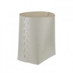 ADJ Корзина Helena, 35x30xH45 см., цвет: белый/панна котта