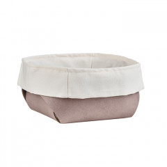 ADJ Корзина для хлеба, 20x20xH9 см., цвет: пепельная роза/устричный