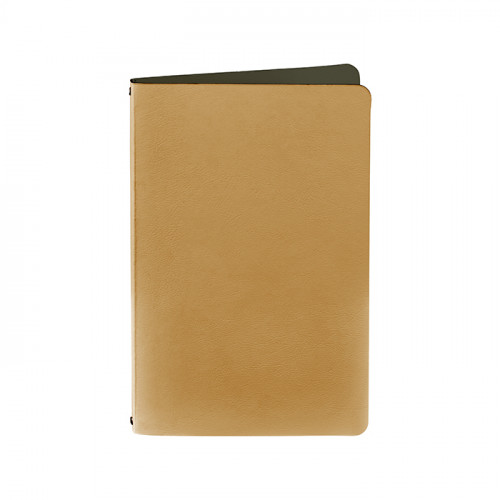 ADJ Меню для ресторана, 17x25 см., цвет: горчичный/оливковый