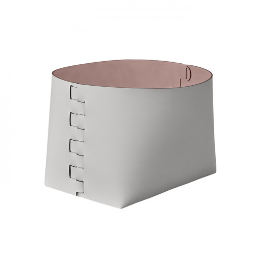 ADJ Корзина Helena, 35x30xH26 см., цвет:  устричный/пепельная роза